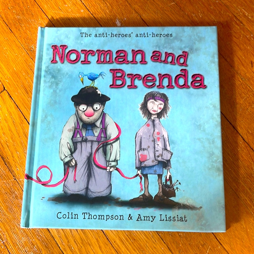 Norman and Brenda hardcover book The ani-heroes’ anti-heroes